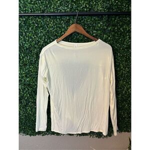 Lululemon Ivory Crossback Long Sleeve Size 6